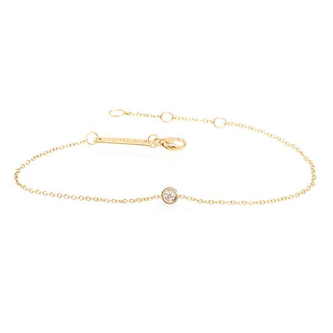 Zoe Chicco Single Floating Diamond Bracelet