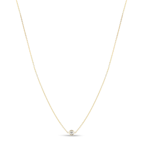 Roberto Coin Diamond By the Inch Single Station Necklace