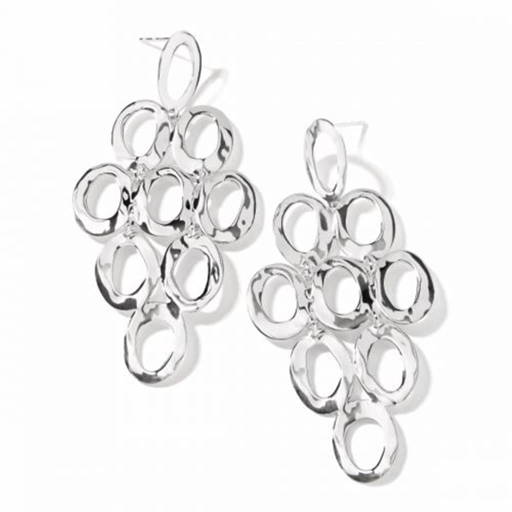 Ippolita Sterling Silver Open Oval Cascade Earrings