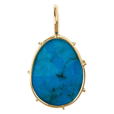 Heather B. Moore Small Turquoise Harriet Pendant