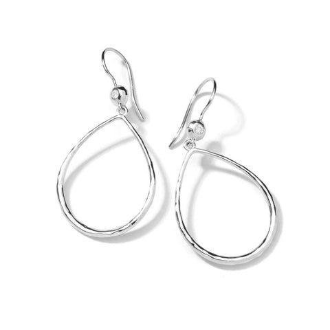 Ippolita Sterling Silver Diamond Stardust Teardrop Earrings