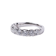 14k White Gold Diamond Band - 1.78cttw