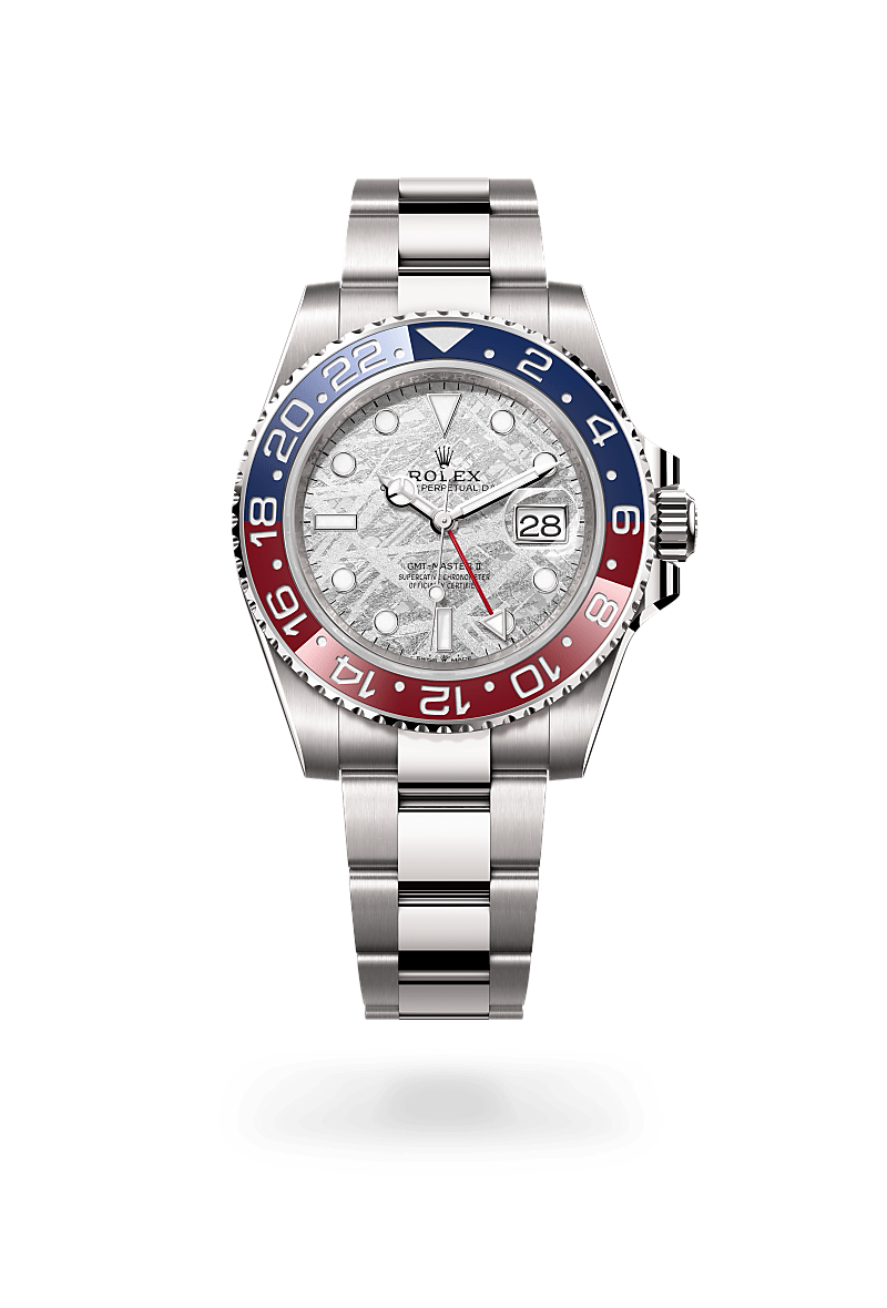 rolex GMT-Master II in 18 kt white gold, M126719BLRO-0002 - Jewelers Trade Shop