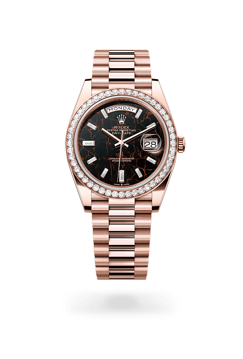 rolex Day-Date in 18 kt Everose gold,  - Jewelers Trade Shop