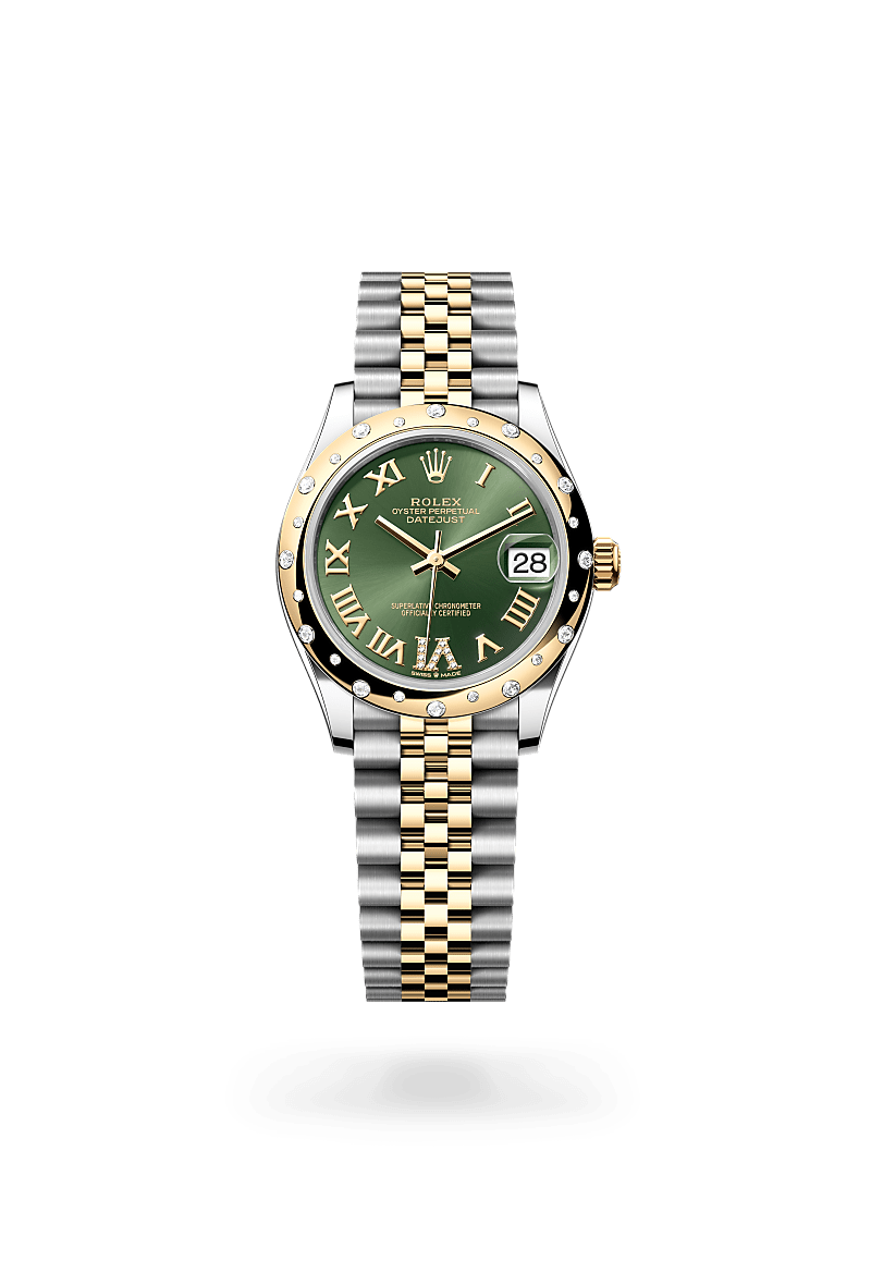 rolex Datejust in Yellow Rolesor - combination of Oystersteel and yellow gold, M278343RBR-0016 - Jewelers Trade Shop