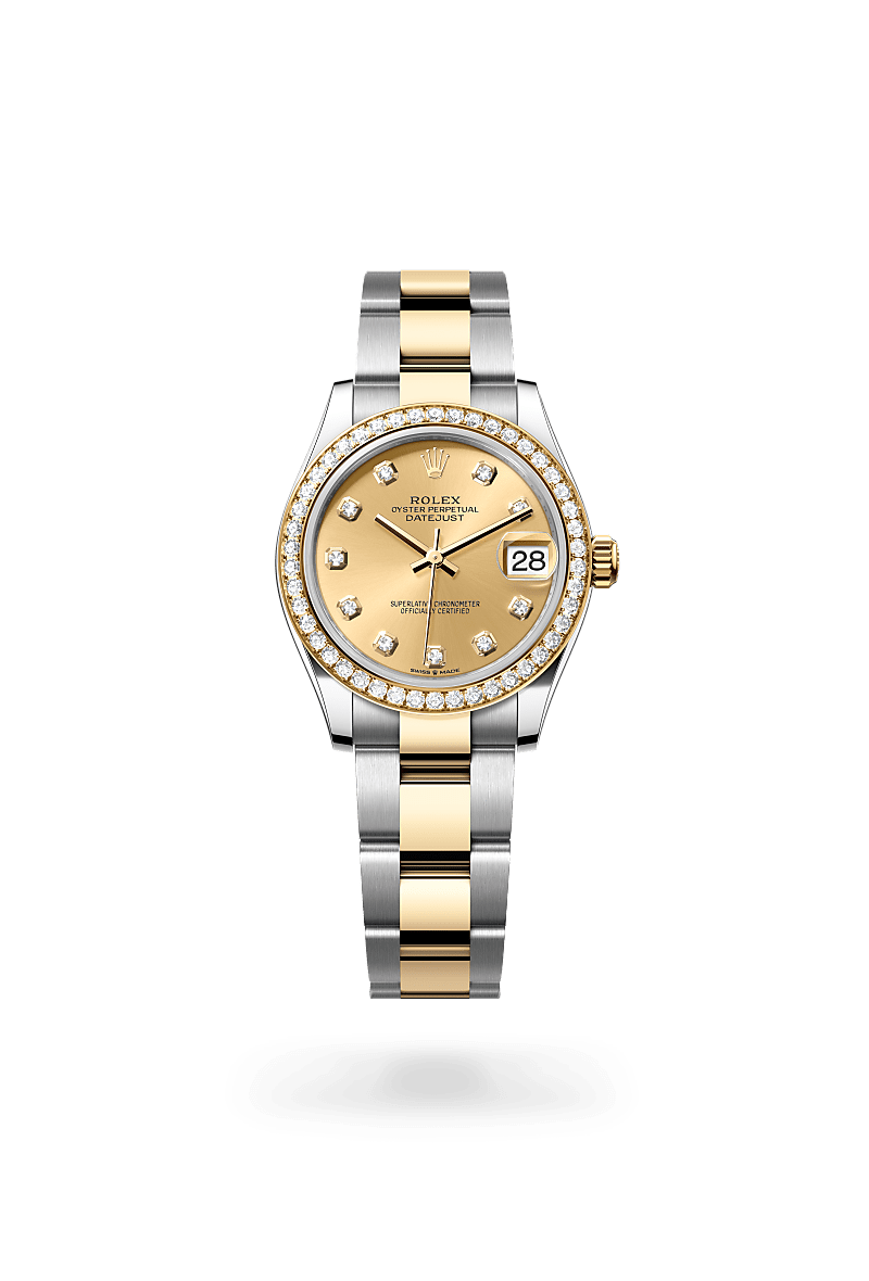 rolex Datejust in Yellow Rolesor - combination of Oystersteel and yellow gold, M278383RBR-0025 - Jewelers Trade Shop