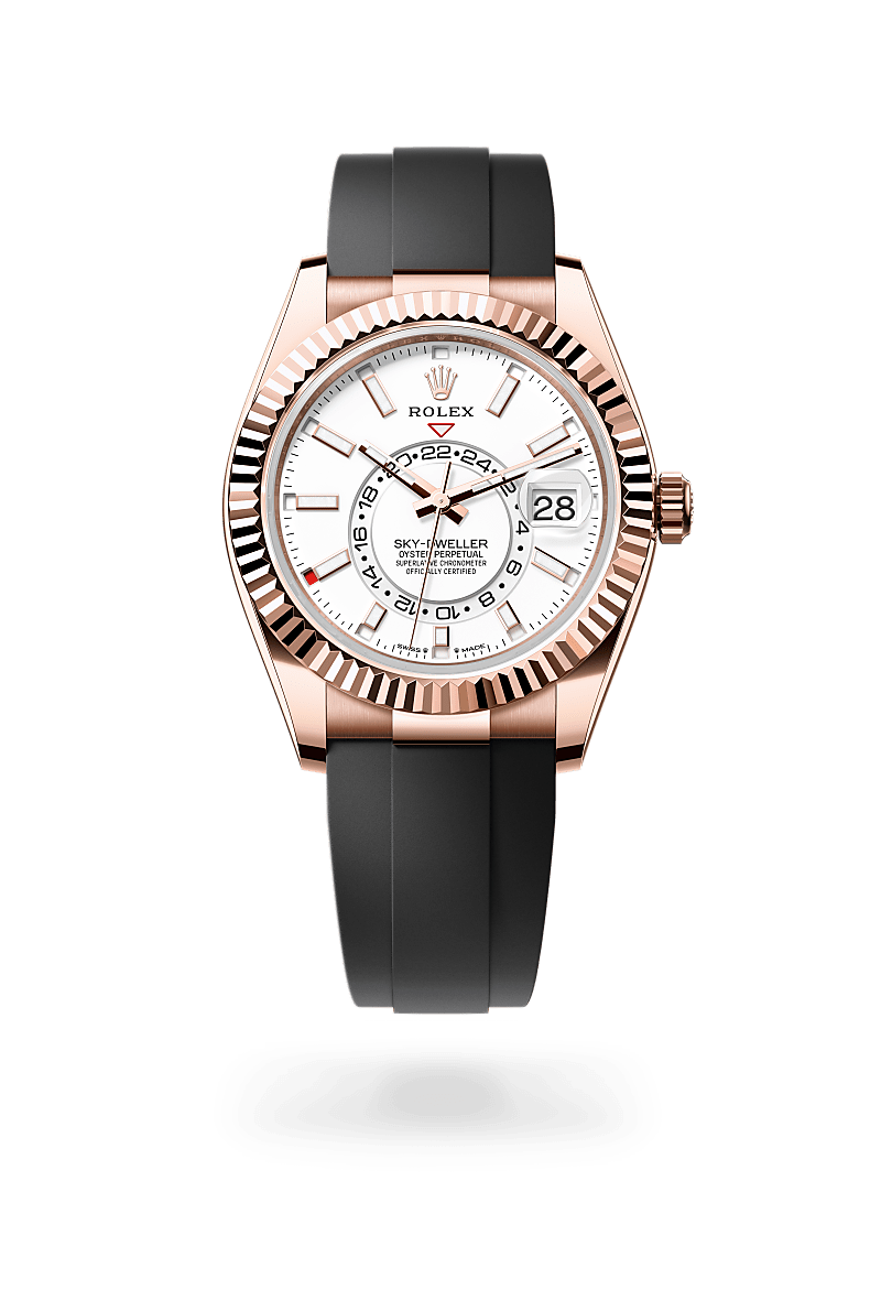 rolex Sky-Dweller in 18 kt Everose gold, M336235-0003 - Jewelers Trade Shop