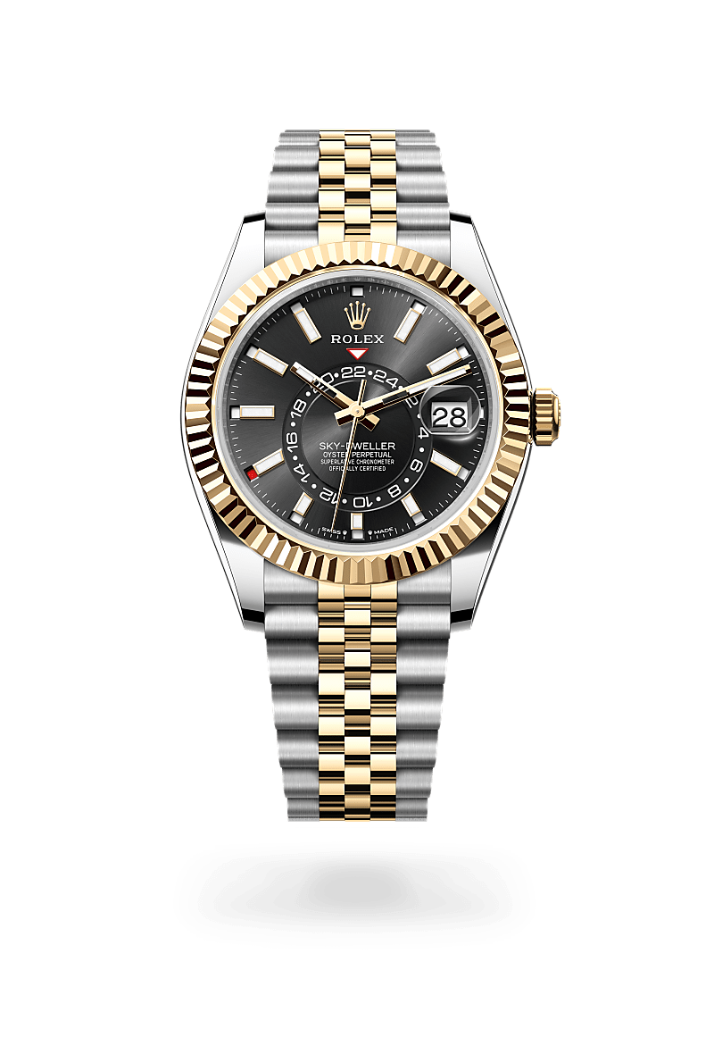 rolex Sky-Dweller in Yellow Rolesor - combination of Oystersteel and yellow gold, M336933-0004 - Jewelers Trade Shop