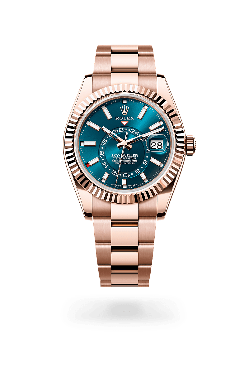 rolex Sky-Dweller in 18 kt Everose gold,  - Jewelers Trade Shop